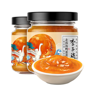 22道古法腌制！李子柒 冒油流沙海鴨咸蛋黃醬 80g*2瓶
