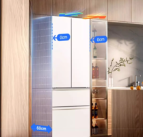 Panasonic 松下 大海豹2.0 NR-ED52APA-W 白月光 法式超薄零嵌入多門(mén)冰箱515升