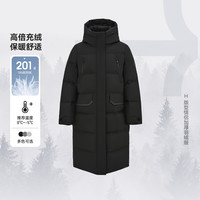 雪中飛 反季清倉(cāng)?超級(jí)加厚過(guò)膝長(zhǎng)款連帽羽絨服 男女同款