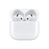 蘋(píng)果 Apple AirPods 4 主動(dòng)降噪款 半入耳式真無(wú)線藍(lán)牙耳機(jī) 白色 無(wú)線充電