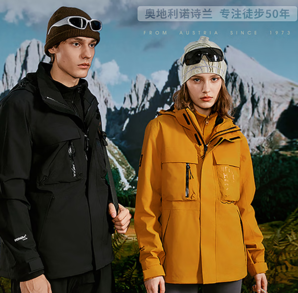 Northland 諾詩蘭 胡楊林 男女三防全壓膠三合一沖鋒衣 NWJET0505E