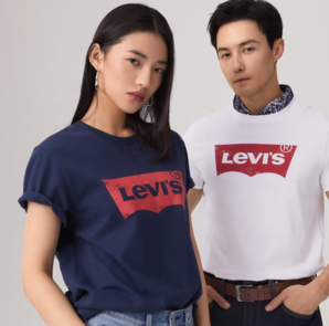Levi's 李維斯 男士美式寬松印花短袖T恤
