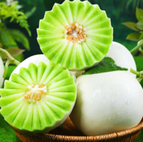 京覓 山東冰淇淋玉菇甜瓜 凈重9斤 單果750g起
