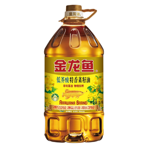 限廣東！金龍魚(yú) 特香低芥酸菜籽油 5L 