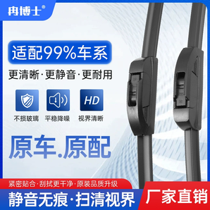 必買好價(jià)！冉博士 雙鋼條 無骨靜音雨刷器 一對裝