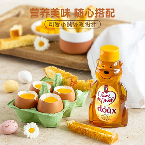 法國(guó)進(jìn)口！Lune de miel 蜜月 無(wú)添加百花晶蜜 375g 贈(zèng)小罐蜜25g