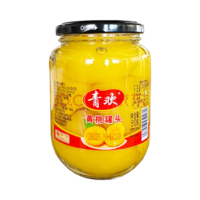 青歡 黃桃罐頭整箱大罐水果罐頭 510克*1罐