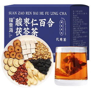 安睡助眠茶！福東海 福東海酸棗仁百合茯苓18包 