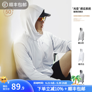 Maden 馬登工裝 男士可收納輕薄透氣原紗防曬皮膚衣 UPF50+