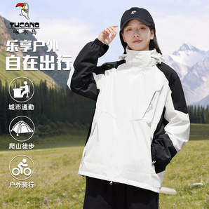 TUCANO 啄木鳥 男女同款防潑水沖鋒衣外套