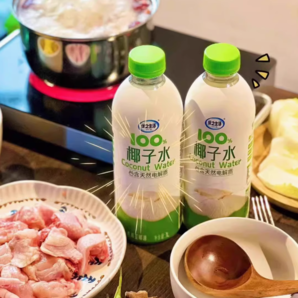 100%純椰子水！優(yōu)之生活 100%純椰子水 1L*2瓶