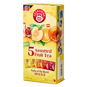 德國百年品牌！Teekanne 恬康樂 歐洲5國水果茶包組合裝25g