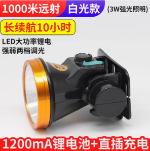 超強(qiáng)續(xù)航10小時(shí)！Seebest 視貝 TD801 充電式LED強(qiáng)光頭燈8
