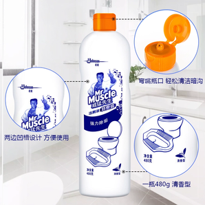 無(wú)異味不刺鼻！Mr Muscle 威猛先生 潔廁液 清香型 480g