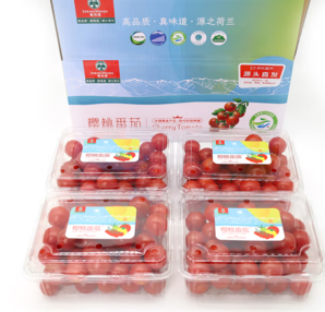 多倍維C！京鮮生&春沐源 櫻桃番茄 安第斯紅散粒 450g*4盒