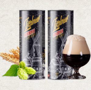 Ijsselmeer 艾瑟爾 14度全麥精釀黑啤酒1000mL*2罐