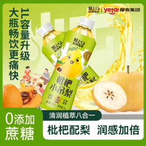 四季潤喉！椰泰集團(tuán) 輕上 枇杷小吊梨果漿飲品 1L裝*2瓶