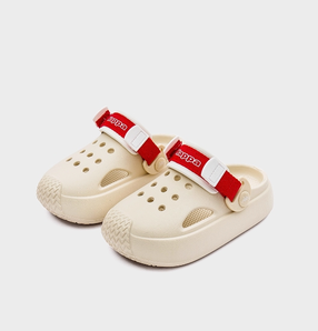 Kappa Kids 卡帕 男女童洞洞鞋軟底防滑沙灘鞋（24~40碼）