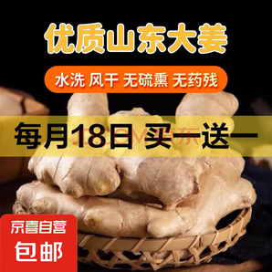 山東大姜優(yōu)質(zhì)生姜老姜風(fēng)干姜辛辣十足 產(chǎn)地直發(fā) 優(yōu)選 1斤