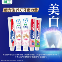 LION 獅王 多效護(hù)理牙膏實(shí)惠家庭裝5支 共640g
