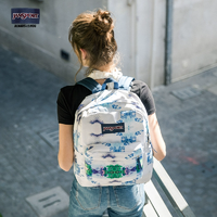 美國(guó)流行背包品牌！JanSport 杰斯伯 T501 個(gè)性印花雙肩背包 多款