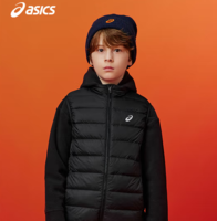 asics 亞瑟士男女童三防科技羽絨馬甲