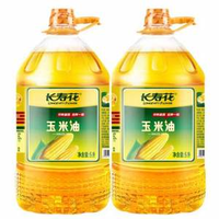 特別適合中老年人！長壽花 非轉基因 壓榨一級玉米油 5L*2桶
