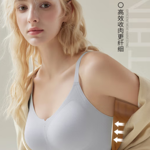貼合支撐更美觀！都市麗人 女士無痕立體提拉無鋼圈內(nèi)衣文胸 