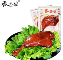 浙江老字號(hào)！香巴佬 醬香鴨腿 90g*2包 