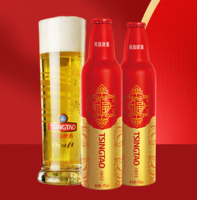 TSINGTAO 青島啤酒 鴻運(yùn)當(dāng)頭 高端鋁瓶 473mL*8瓶