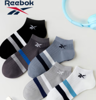 Reebok 銳步 四季通用短襪 混色 5雙