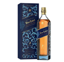 JOHNNIE WALKER 尊尼獲加 高端藍(lán)牌威士忌1L禮盒裝