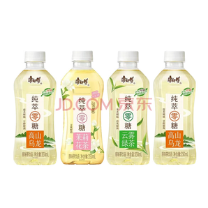 折合1.23元/瓶白菜價！康師傅 純萃 高山烏龍無糖飲料350ml*4瓶