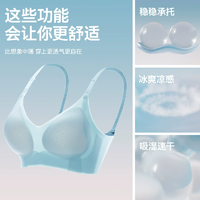 10A抑菌原紗面料！ROVO 女士夏日透氣10A抑菌無(wú)痕雙重提拉哺乳文胸