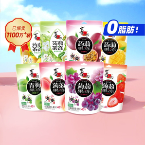 低卡0脂肪！喜之郎 蒟蒻果凍 120g