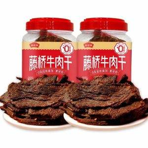 藤橋牌 牛肉干 500g 五香味2桶