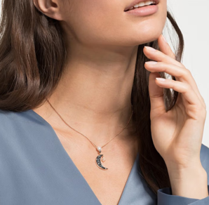 七夕情人節(jié)禮物 ！Swarovski 施華洛世奇 Symbolic系列 月牙造型項鏈 5489534