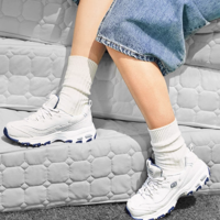 Skechers 斯凱奇 小白熊秋季海軍藍(lán)老爹鞋