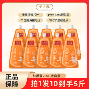 寧之春 NFC非濃縮還原沙棘原漿250g*10袋