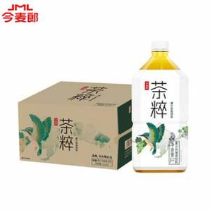 折2.87元/瓶！今麥郎 茶粹 爆汁青提綠茶/暴打檸檬紅茶/狂窨金柚茉莉花茶 1L*12瓶