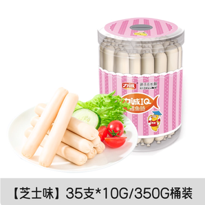 力誠 芝士味鱈魚腸 桶裝35支 350g
