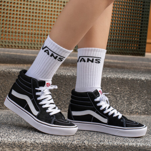 經(jīng)典鞋款！VANS范斯 升級款Comfy SK8-Hi黑色舒舒服服緩震板鞋