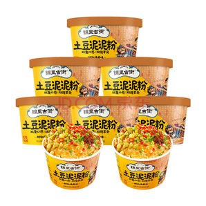 阿寬 土豆泥泥拌面 136g*6碗裝