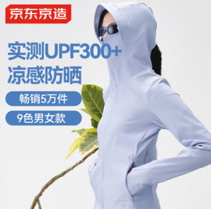 某東京造 男女同款5A抗菌涼皮防曬衣 UPF300+ JZ3839