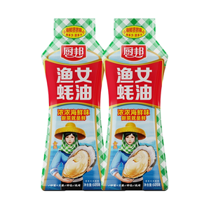 廚邦 金裝漁女蠔油擠擠裝 605g*2瓶