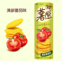 咸香酥脆！Orion 好麗友 薯愿 薯片 清新番茄味 104g