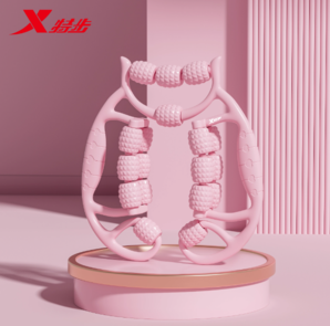 輕松瘦腿！特步 18輪/24輪腿部按摩器 環(huán)形滾輪瘦腿神器