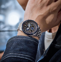 Citizen 西鐵城 Promaster系列 CB5866-55E 三眼計(jì)時(shí)光動(dòng)能五局電波男表