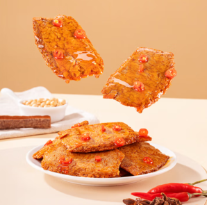 高蛋白！滬上阿姨 香辣鹵素肉20g*20袋