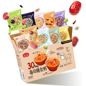 富含多種膳食纖維！燕之坊 30天每日膳食營(yíng)養(yǎng)粥 3KG禮盒裝（10味/30袋）